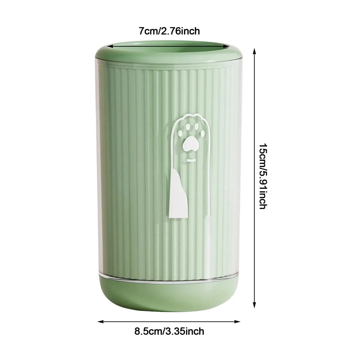 Green L Color Pet Paw Cleaning Cup for Dogs and Cats – Portable Washer