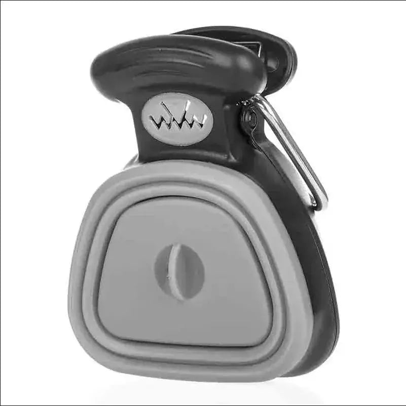 GRAY Color Portable Dog Pooper Scooper With Waste Bag Dispenser