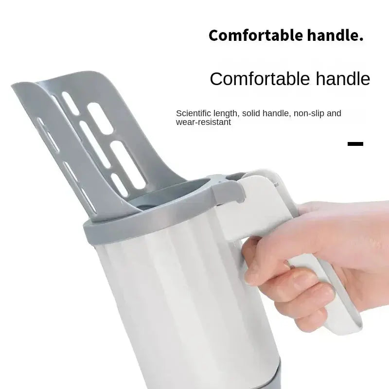 Cat Litter Scoop with Built-In Waste Bin and Bags