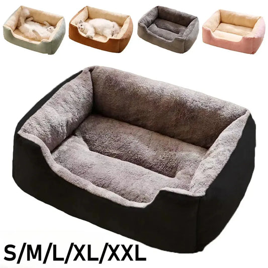 Plush Cat Bed Cushion – Soft Breathable Pet Sleep Mat
