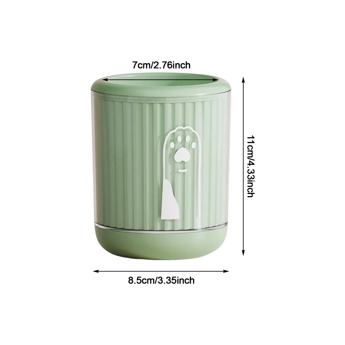 Green S Color Pet Paw Cleaning Cup for Dogs and Cats – Portable Washer