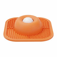 Resin Slow Feeder Dog Bowl With Lick Mat & Rolling Ball