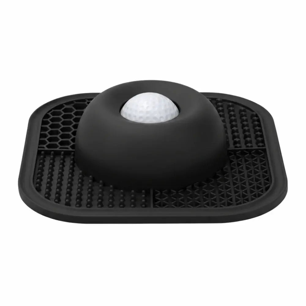 Black Color Resin Slow Feeder Dog Bowl With Lick Mat & Rolling Ball