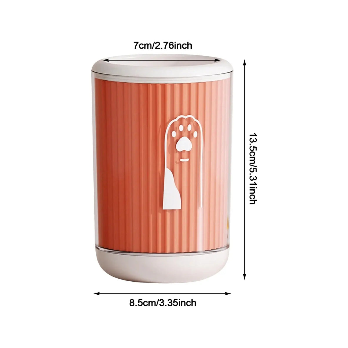 Orange M Color Pet Paw Cleaning Cup for Dogs and Cats – Portable Washer