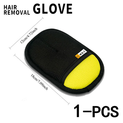 Small -1Pc Color 2-in-1 Pet Hair Removal Mitt With Grooming Glove
