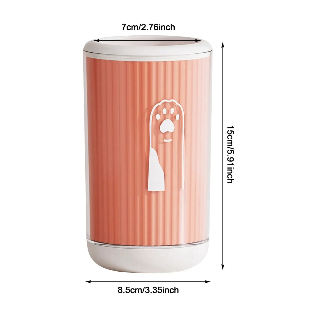 Orange L Color Pet Paw Cleaning Cup for Dogs and Cats – Portable Washer