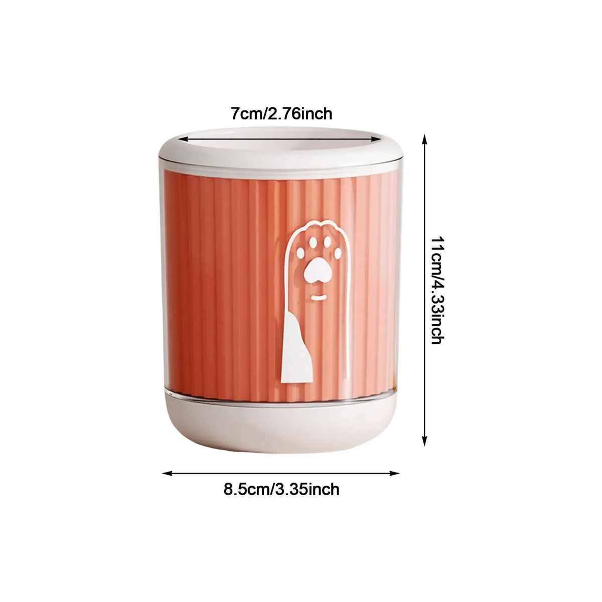 Orange S Color Pet Paw Cleaning Cup for Dogs and Cats – Portable Washer