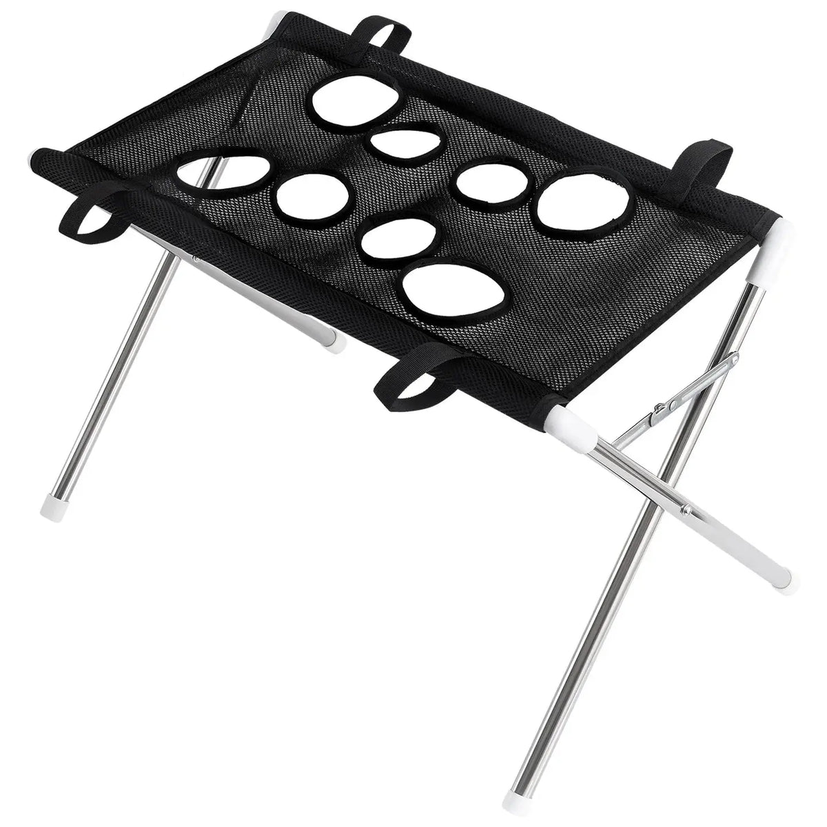 Dark Color Pet Grooming Hammock Stand With Mesh Sling For Small Pets