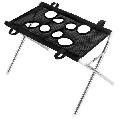 Dark Color Pet Grooming Hammock Stand With Mesh Sling For Small Pets