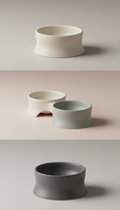 Minimalist Ceramic Pet Feeder
